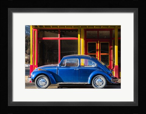 Framed Primary Colors Print