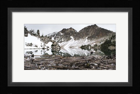 Framed Sawtooth Lake Print