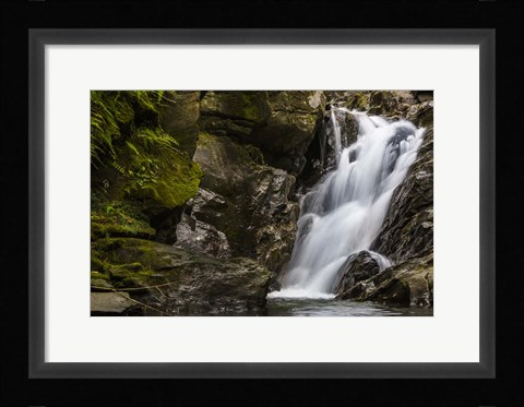 Framed Secluded Falls Print