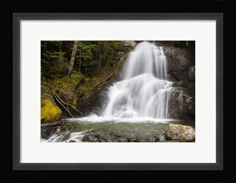 Framed Sound Of Falling Water Print