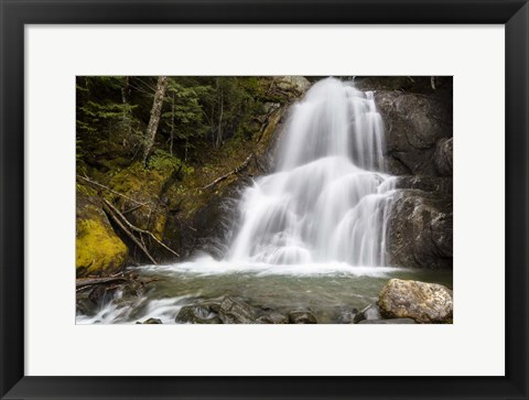 Framed Sound Of Falling Water Print