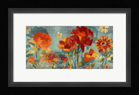 Framed Watercolor Silhouette Print