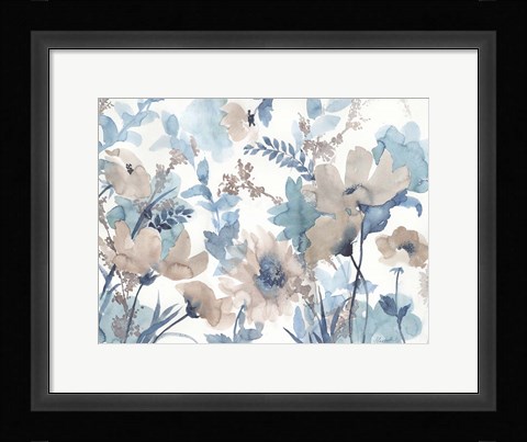 Framed Blue Glory Print