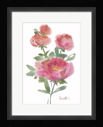 Framed Flower Series 1 Print