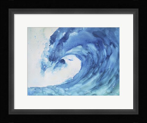 Framed Wave I Print