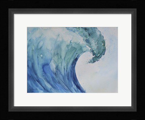 Framed Wave II Print
