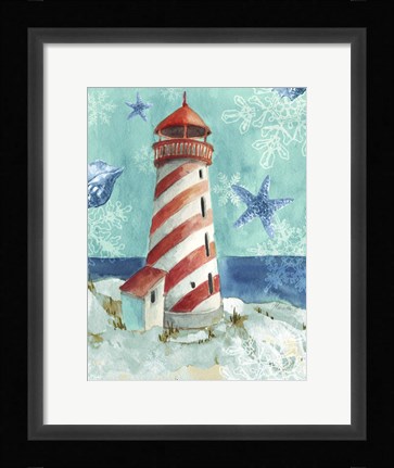 Framed Lighthouse Print