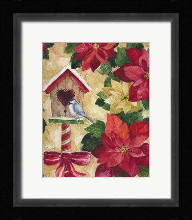 Framed Poinsettia Print
