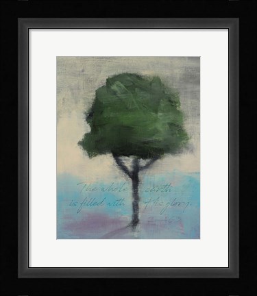 Framed Filled with His Glory Verse Print