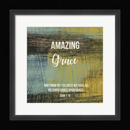 Framed Amazing Grace Print
