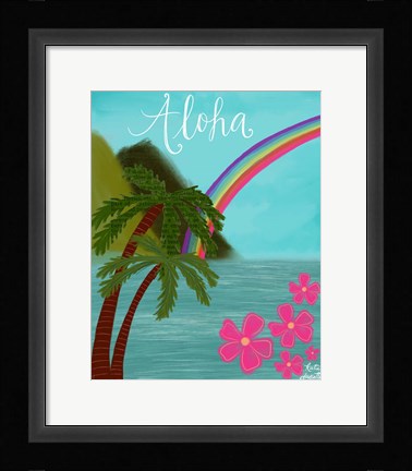 Framed Aloha Print