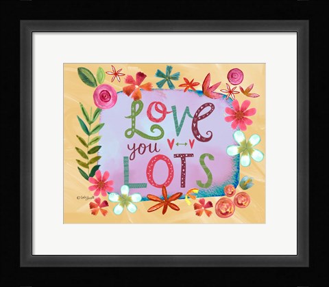 Framed Love You Lots Print
