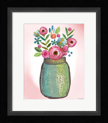 Framed Bouquet Collage Print