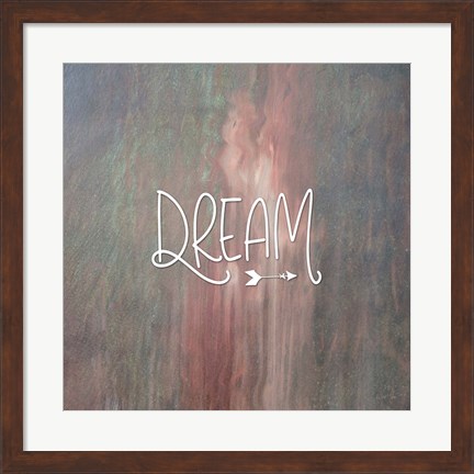 Framed Dream Colorful Print
