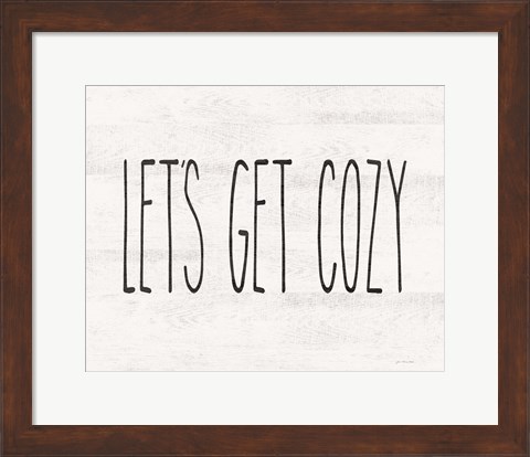 Framed Let&#39;s Get Cozy Print
