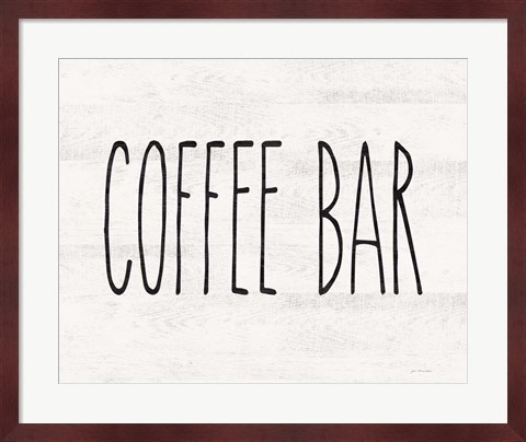 Framed Coffee Bar Print