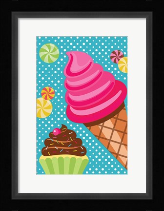 Framed Ice Cream Print