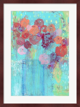 Framed Blue Vase Print