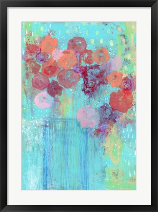 Framed Blue Vase Print