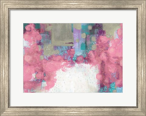 Framed Light Pink Roses Print