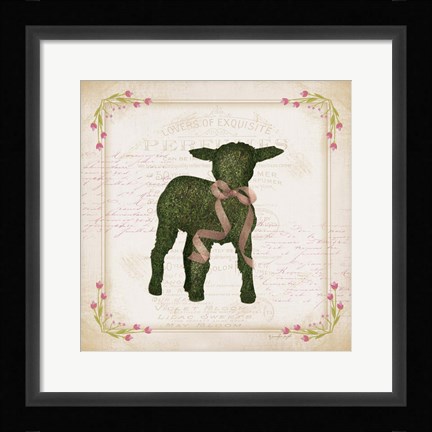 Framed Lamb Print