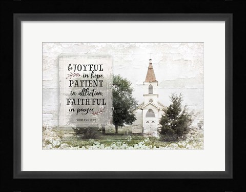 Framed Be Joyful Print