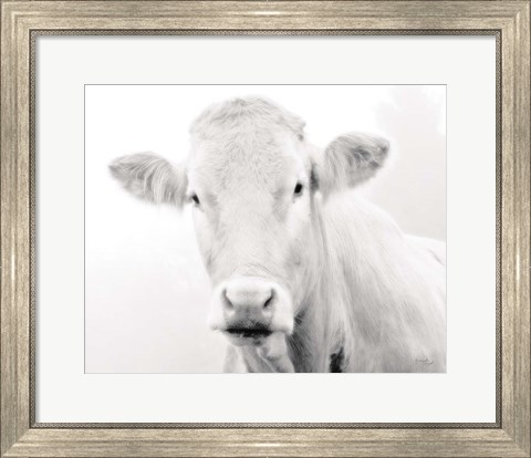 Framed Cow III Print