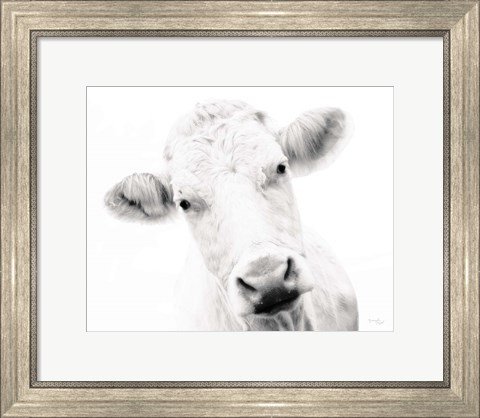 Framed Cow IV Print