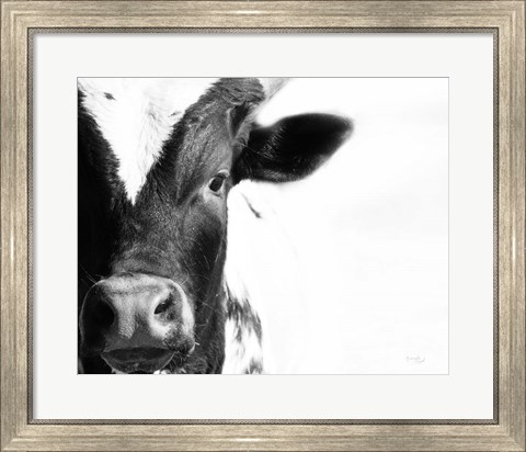 Framed Cow VI Print