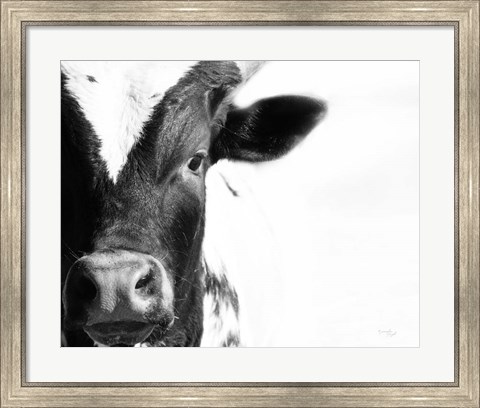Framed Cow VI Print