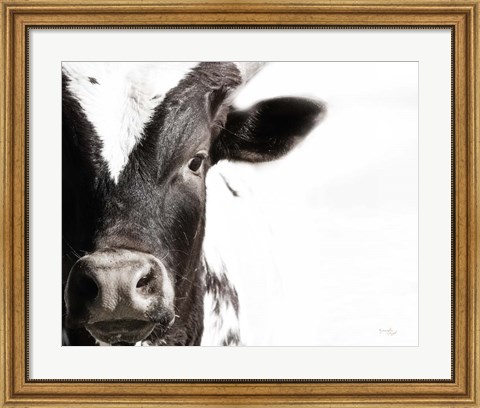 Framed Cow VII Print