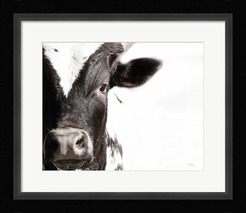 Framed Cow VII Print