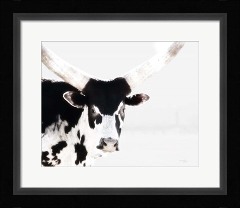 Framed Longhorn IV Print