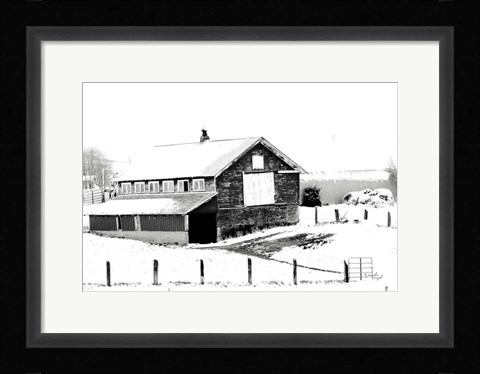 Framed Barn Print