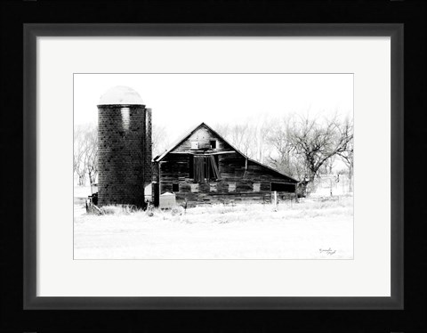 Framed Barn II Print