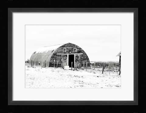 Framed Barn III Print