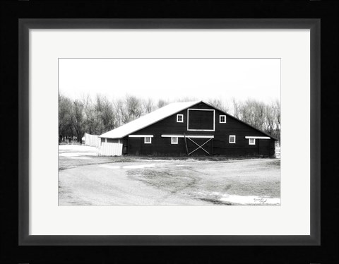 Framed Barn V Print