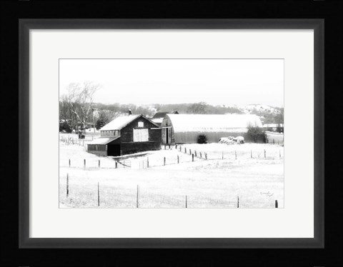 Framed Barn VI Print