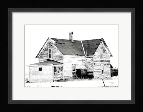 Framed Old House Print