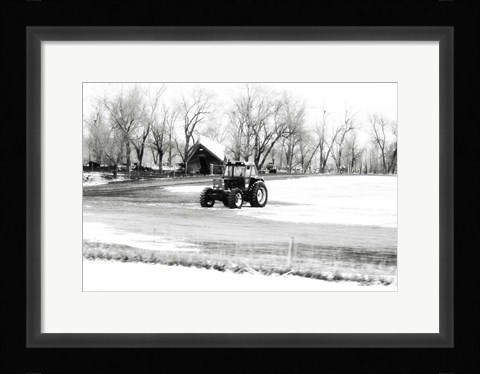 Framed Tractor Print