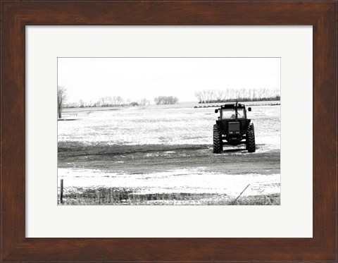 Framed Tractor II Print