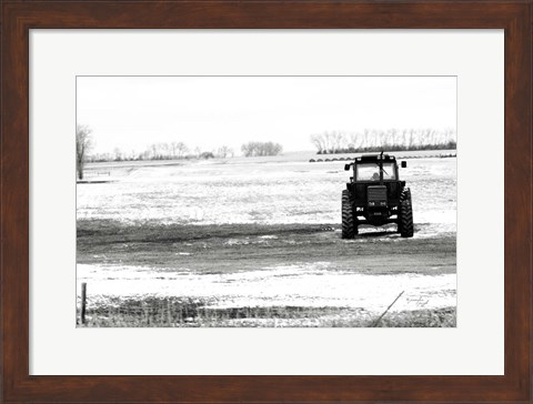 Framed Tractor II Print