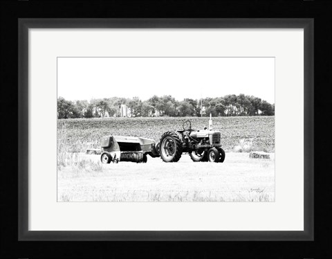 Framed Tractor III Print