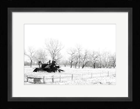 Framed Tractor VII Print
