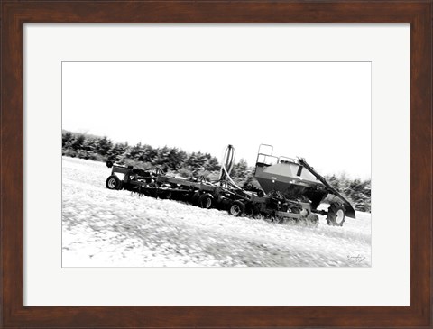 Framed Tractor VIII Print
