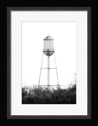 Framed Water Tower Print