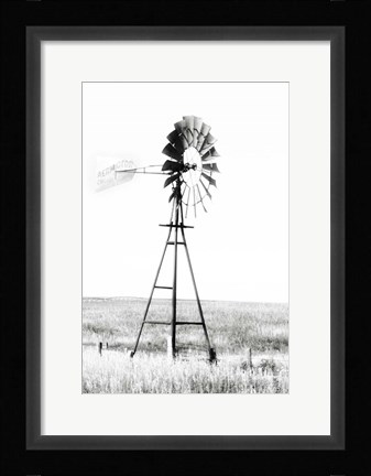 Framed Windmill Print