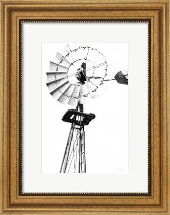 Framed Windmill V Print