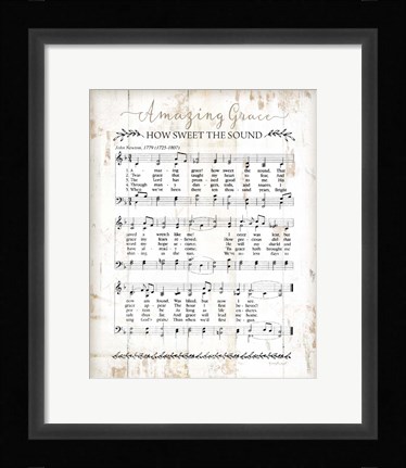 Framed Amazing Grace Print