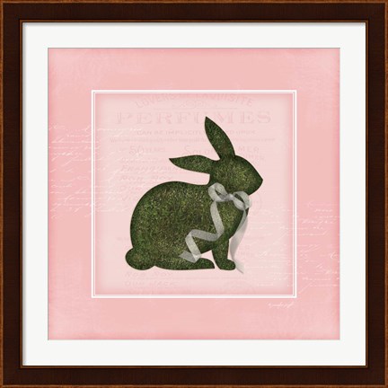 Framed Bunny II - Pink Print